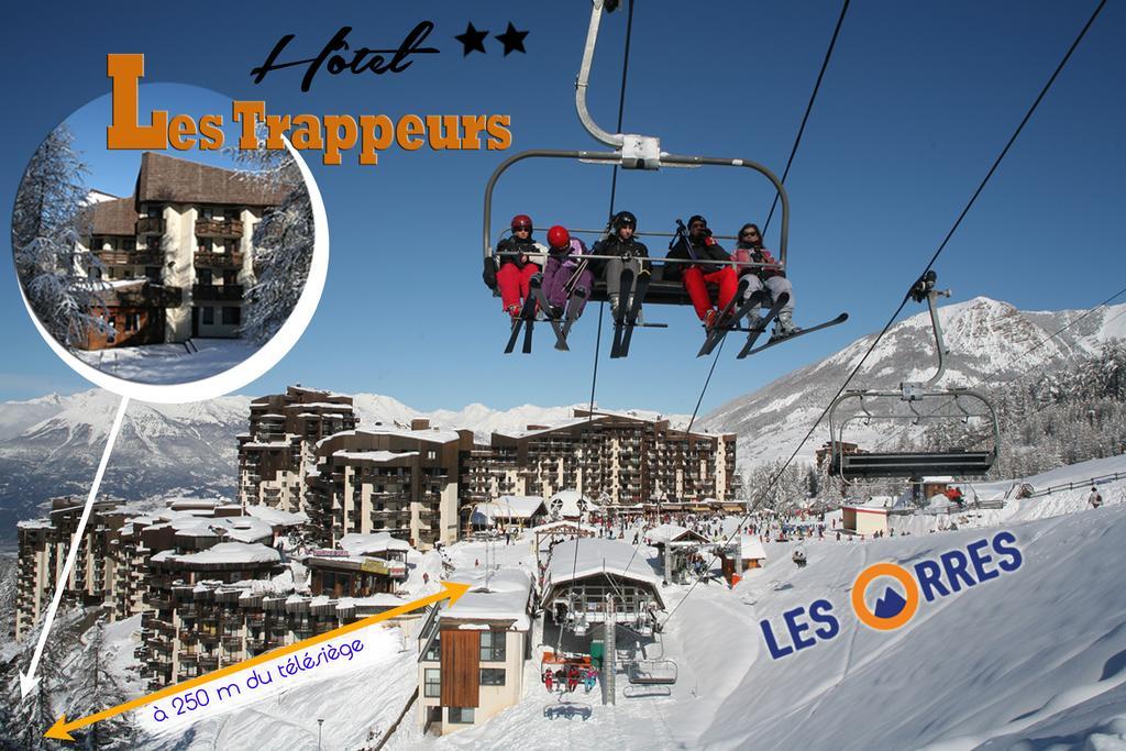 Hotel Les Trappeurs Les Orres Eksteriør billede
